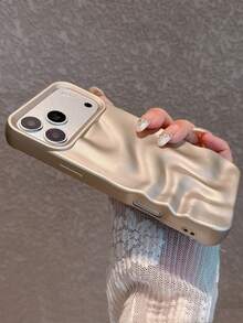 Casing Ponsel Motif Gelombang 3D Emas Matte Kompatibel dengan iPhone 17 Pro Max/17 Pro/17/16 Pro Max/16/16 Pro/16 Plus/15/15 Pro Max/15 Pro/15 Plus/11/12/13/14 Pro Max/12 Pro/12 Pro Max/13 Pro/13 Pro Max/14 Pro/14 Pro Max/14 Plus Soft Shell - emas mewah - View 6