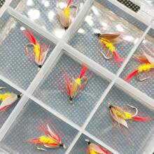 Fishing Bait-2Boxes Bundle(Total 18Pcs Flies)Fly Fishing Flies Lure-Wet Flies Fishing For Trout Fishing Nymph Lure(9Pcs/Box-Royal WulffFly Bait+9Pcs/Box-Wet Fly Red Bait) - Multicolor - View 7