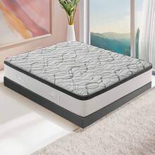 MATERASSIEDOGHE HR Foam Mattress – Non-Deformable – Durable 100% Made In Italy – 15 Cm High – With Customized Support Zones - 白色 - 查看 1