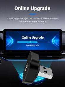 2026新款 XUDA 二合一無線 CarPlay / Android Auto 超迷你適配器，2.4-5.0 GHz WiFi6 Carplay 轉換器，有線轉無線，快速自動連接智能盒，無延遲，緊湊設計，時尚便攜，小巧精緻，配備 USB/USB-C 接口，無電池 - B - 查看 6