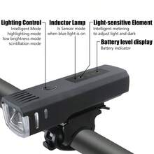 1 buah Lampu Depan Sepeda Multifungsi, Sistem Sensor Cahaya Cerdas 4 Mode, Lampu Depan Sepeda Profesional, Cocok untuk Bersepeda di Luar Ruangan, Berkemah, dan Penerangan Darurat di Rumah - lampu sepeda - View 3