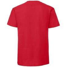 Fruit Of The Loom Mens Ringspun Premium T-Shirt - Red - View 2