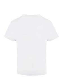 Men's Skeleton T-Shirt With Basketball Print - White - View 3