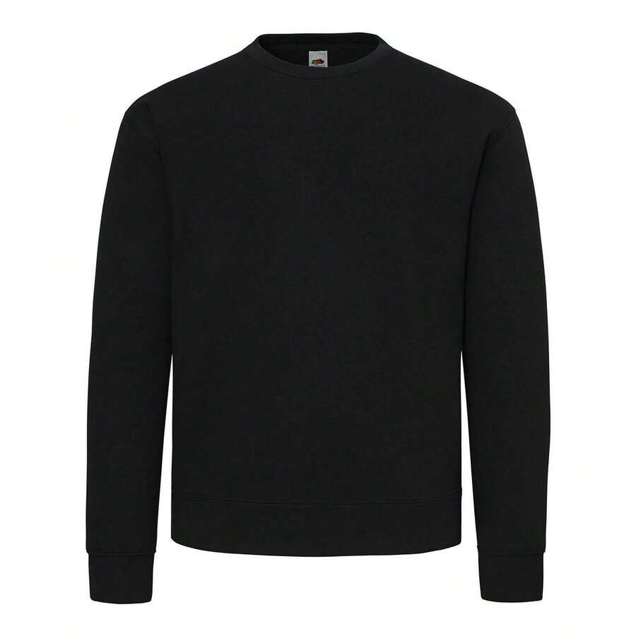Fruit Of The Loom Unisex Adult Supercotton Sweatshirt - Black - View 1