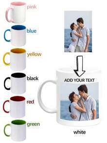 1 buah Mug dengan Pola Kustom, Mug dengan Desain Kustom, Mug dengan Teks Kustom, Mug Foto Personalisasi, Mug Kopi Personalisasi, Mug Keluarga Kustom, Mug DIY, Mug Kopi Kustom, Hadiah Hari Ibu, Hadiah Hari Ayah, Hadiah Hari Valentine, Hadiah Ulang Tahun Pernikahan, Hadiah Wisuda, Hadiah Pernikahan, Hadiah Pindah Rumah, Restoran, Ruang Tamu, Kamar Tidur, Kantor, Ruang Teh, Rumah, Sekolah - Beraneka warna - View 4