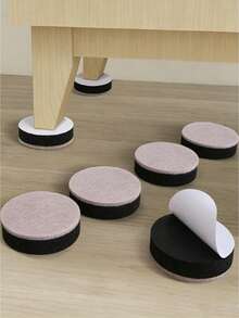 4 buah Peninggi Kaki Furnitur, Bantalan Peninggi Kaki Sofa dan Meja yang Dipertebal, Bantalan Kaki Tempat Tidur Tahan Aus dan Senyap, Bantalan Kaki Furnitur - Berbagai gaya - View 1