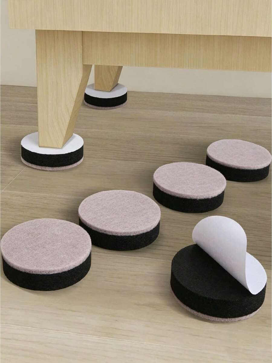 4 buah Peninggi Kaki Furnitur, Bantalan Peninggi Kaki Sofa dan Meja yang Dipertebal, Bantalan Kaki Tempat Tidur Tahan Aus dan Senyap, Bantalan Kaki Furnitur - Berbagai gaya - View 1