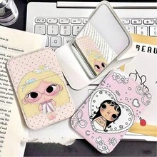 Big Eye Girl Mirror Cute Peripheral Folding Mirror Makeup Mirror Student Abstract Desktop Portable Carry-On Vanity Mirror - Multicolor - View 4