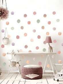 1/2/3 Peças Adesivos de Parede de Coração Macaron com Bolinhas Estilo Ins Girl, Autoadesivos, À Prova d'Água e Removíveis, Arranjo DIY Personalizável, Adequado para Diferentes Necessidades de Decoração de Parede Personalizada, Também para Móveis, Portas de Armários, Vidro e Outras Superfícies de Embelezamento, Adesivos de Decoração de Parede para Quarto de Princesa e Jardim de Infância. Decoração de Feriados, Festa de Aniversário, Presente. - Adesivos de parede - Visão 8