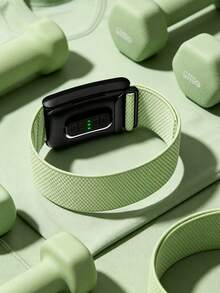 4.0 SuperKnit 超柔軟奢華配件腕帶 4.0，極致舒適、時尚且適合全天佩戴，相容於 4.0 - 青檸色 - 查看 4