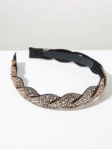 1pc Fashionable Gorgeous Colorful Chocolate Chip Headband Hair Accessory Hairband - FG921 - Brown - View 2