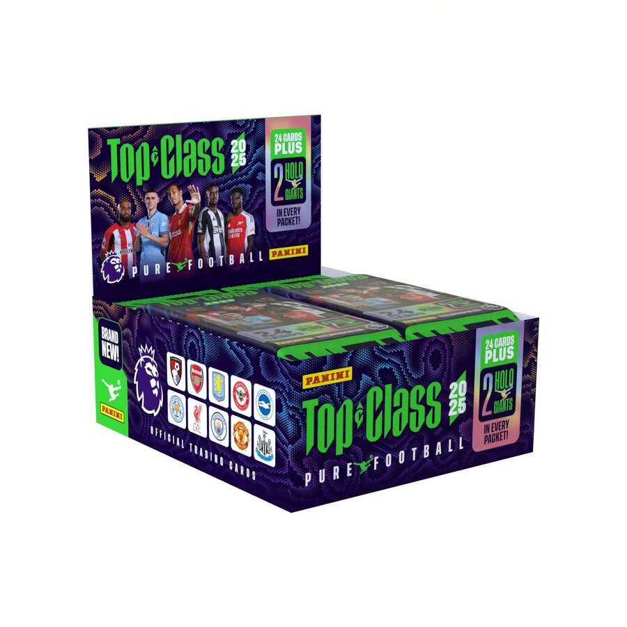 Panini 2025 英超頂級球員卡:每包含 24 張卡 + 2 張全息超級球星卡 - C - 查看 1