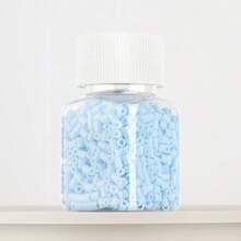 1100pcs/Set Blue Series Refill Melty Beads, DIY Pendant Decoration Keychain Bag Charm, Craft Making Material, Birthday, Graduation, Valentine's Day, Party Gift, 2.6mm Assorted Color Melty Beads Refill - 2.6mm Puzzle Beads - View 23