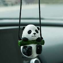 1個創意可愛熊貓汽車後視鏡吊飾/汽車內飾裝飾 - 熊貓掛飾 - 查看 3