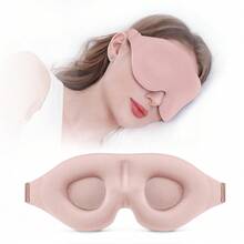 3D Sleep Eye Mask, 3D Contoured Travel Sleep Mask, 100% Blackout, Protects Lashes & Makeup, Adjustable Comfortable Fit, Ultra-Soft Thick Eye Mask For Sleeping, Napping, Travel, Office, Home, Meditation, Spring & Summer Essential - Multicolor - View 14