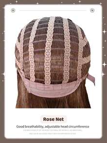 alicegarden 30 Inch Long Synthetic Wig, Natural Wavy Hairstyle, Charming Coffee Brown. Featuring Bangs Design, This Wig Piece Is Perfect For Women's Daily, Party And Cosplay Use, Providing A Natural And Durable Wig Gift., Halloween - Coffee Brown - View 10