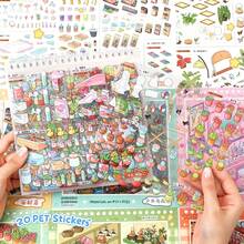 Stiker Adegan Tampilan Produk, Termasuk Toko Bunga, Toko Perlengkapan Seni, Toko Roti dan Toko Kelontong, Set Kolase Model 3D Mini Toko DIY Imersif, Perencana, Buku Harian, Jurnal, Alat Tulis dan Hadiah yang Indah - A - View 6