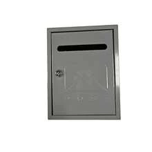 26cm 灰色金屬壁掛式信箱，現代簡約風格，適用於戶外與室內使用 - C - 查看 7