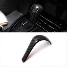 TRTY 1件碳纖維汽車自動/手動排檔桿蓋，排檔頭保護套，適用於BMW E39 E46 E53 E60 E61 E63 E64 E83 E81 E87 E90 E91 E92 E93 1 3 5系列 2006-2012 X1 X3 X5 排檔桿貼紙蓋裝飾飾條保護套，也是理想的節日或生日禮物 - BMWE系列換檔旋鈕蓋 - 查看 3