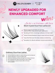 Mlen Diary 簇裝假睫毛 9–12mm C捲單根假睫毛 DIY 卡通風可重複使用自然豐盈假睫毛 - C - 查看 7