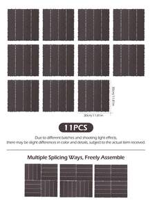 5 PCS Interlocking Deck Tiles, 12''X 12'' Plastic Patio Flooring Outdoor Waterproof Floor Deck Tiles For Balcony Porch Backyard Poolside - Multiple Styles - View 11