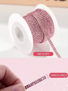 1 Yarda/5 Metros Rollo de Pegatina de Strass para Coche, Pegatina Brillante para Interior de Coche, Pegatina de Decoración del Hogar, Adecuada para Coche, Decoración del Hogar, Decoración de Fiestas, DIY - A - Ver 12