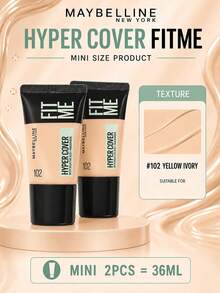 Maybelline 美寶蓮訂製粉底液無瑕版 102 ,18ml*3pcs,添加水楊酸與菸鹼醯胺,控油細膩膚質,質地輕薄服貼文。高遮瑕力輕鬆遮蓋痘印、泛紅瑕疵,反覆疊塗不厚重,打造柔霧霧面妝面。長效持妝防暗沉,黃皮日常底妝優選,通勤、油皮上妝適配。 - 客製化粉底液無瑕版 102 18ml - 查看 12