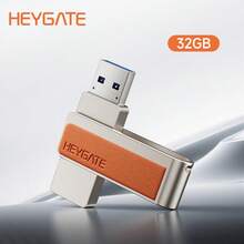 HeyGate USB 3.2 150MB/S Flash Drive, Available In 32GB-256GB Versions. Plug And Play, 360° Rotating Design, Suitable For Business Use, In-Car Music, And Everyday File Storage. - View 11