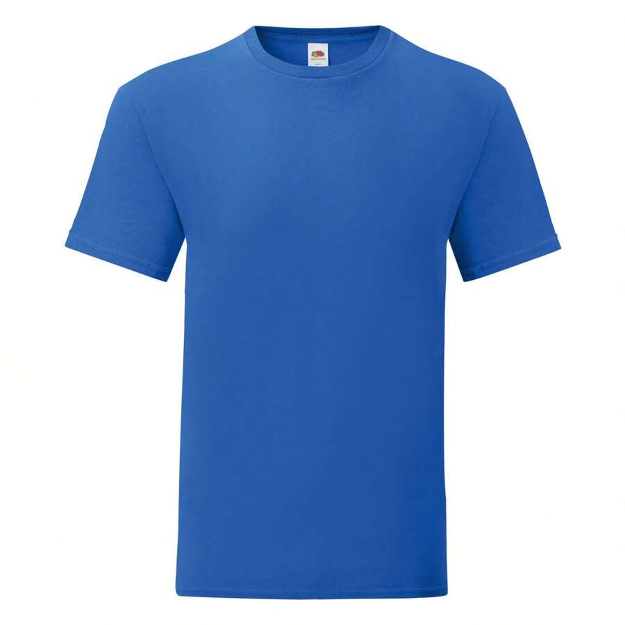 Fruit Of The Loom Mens Iconic T-Shirt - Royal Blue - View 1
