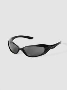 MortiRose 1PC/4PCS Futuristic Y2K Cycling Fashion Glasses For Men & Women Couples, Punk Hipster Sports Goggles Suitable For Driving, Everyday Wear, Hiking - Multicolor - View 14