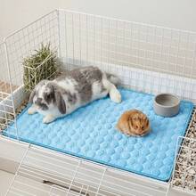 1pc Absorbent, Breathable& Washable Small Pet Sleeping Mat, LightweightHamster And Rabbit Cage Nest Mat, Non-Slip Pet Bedding Cage Cushion For Cats, Dogs,Puppy & Small Pets In All Seasons - View 1
