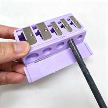 眼線筆削筆器｜彩妝筆削筆器，適用於節慶、旅行、女性禮物與聖誕禮物 - 粉色 - 查看 11