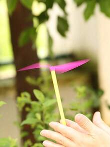 10pcs Random Color Plastic Dragonfly Flying Toys, Suitable For Outdoor Interactive Entertainment, Dragonfly Helicopter Toys, Random Color, Random Style - Multicolor - View 2