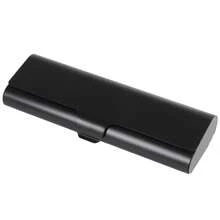 Slim Matte Hard Metal Spectacles Case Reading Glasses Eyeglasses Case Protection Case Black - A - View 2