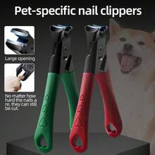 Large Opening Effort-Saving Pet Nail Clippers And Trimmers, Multi-Purpose Nail Clippers For Indoor And Outdoor Use, Suitable For Dogs And Cats, Professional Grooming Tool With Safety Protection, Sharp Blades To Avoid Over-Cutting, Suitable For Small And Large Pets, Ideal Gift For Pet Lovers - View 1