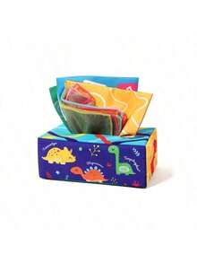 1PC Kids Tissue Pulling Toy With Rustling Sound Early Learning Toy For Color And Hand Training Great For Indoor Games And Parent-Child Time - Multicolor - View 10