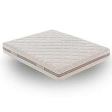 MATERASSIEDOGHE HR Foam Mattress, Height 19 Cm, Firmness H4, Firm Support, Differentiated Zones, Orthopedic, 100% Made In Italy - White - View 2