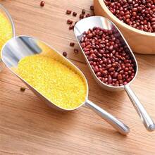 1/3件厚實不鏽鋼冰鏟,多功能金屬鏟,適用於冰塊、冰淇淋、穀物、米飯-厚實耐用設計,適合居家夏季使用,亦適用於餐廳、酒吧、戶外露營及便攜式冰塊分配器 - 查看 4