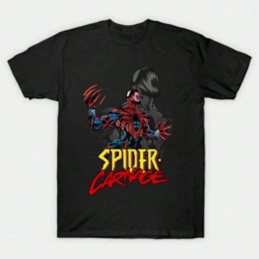 Camiseta Spider Carnage 3 - Negro - Ver 1