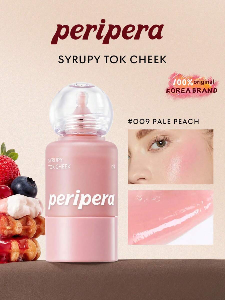 PERIPERA 持久水润腮红液,全天保湿,丝绒般柔滑质地,自然可爱珠光,轻盈易推开,持久打造柔和透亮红润妆效,呈现宛若天生的自然光泽,清新透亮肤色,韩国彩妆,节日礼物,母亲节礼物,9克/0.32盎司 - 09 - 查看 1