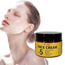 5 IN 1 Face Cream, MELAO Face Cream With Collagen, Retinol, Vitamin C, Niacinamide & Hyaluronic Acid Hydrating & Brightening, Evens Skin Tone, Reduces Dark Spots, For All Skin Types, 50g/1.76oz - Yellow - View 6