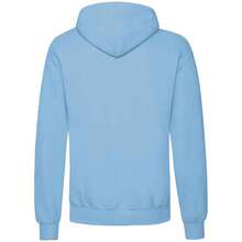 Fruit Of The Loom Unisex Adults Classic Hooded Sweatshirt - Sky Blue - View 2