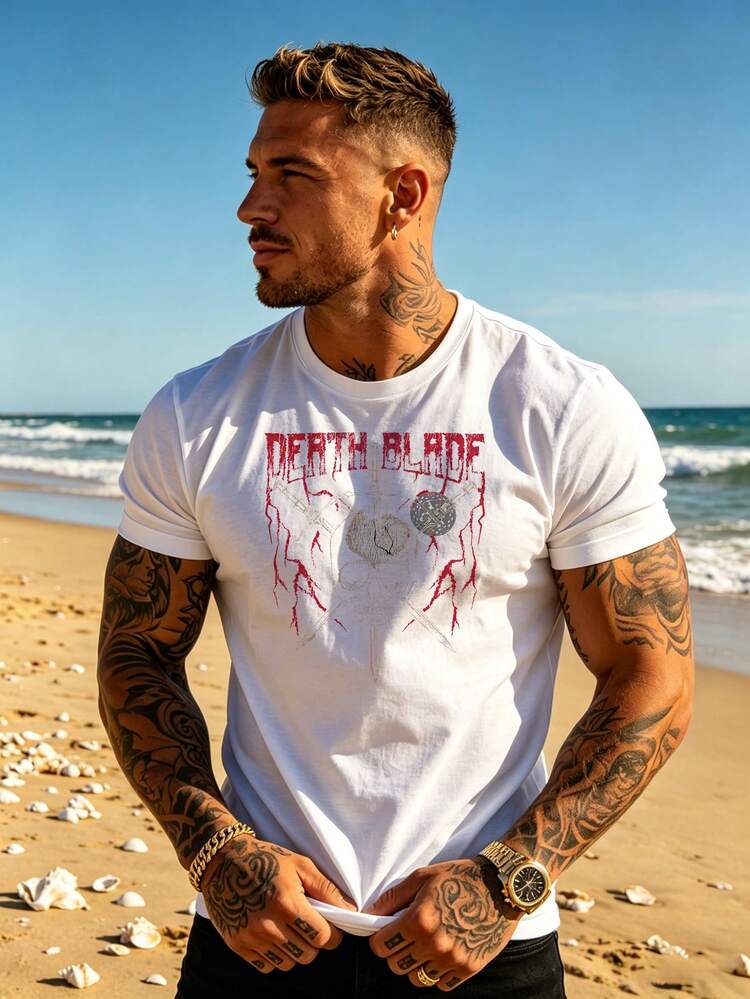 Men T-Shirts - White - View 6