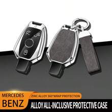 Smart Key Fob Case - Fits C/CL/E/G/GL/ML/R-Class 2006-2015 | Durable Stylish Sturdy Replacement Shell - Bracelet - View 1