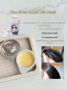 Fino 10g*8pcs Portable Hair Mask Rich In Beauty Serum Moisturizing Repairing Hair Mask Intensive Nourishing Smooth Travel Size - Travel Size - View 1