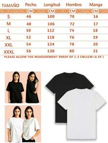 Women's singer printed T-shirt, 100% cotton knit fabric, casual crew neck T-shirt, regular fit, slight elasticity, adult summer top, graphic design, ideal choice - Negro - Ver 6