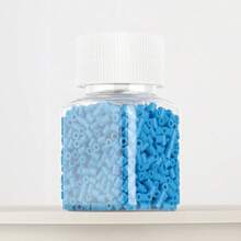 1100pcs/Set Blue Series Refill Melty Beads, DIY Pendant Decoration Keychain Bag Charm, Craft Making Material, Birthday, Graduation, Valentine's Day, Party Gift, 2.6mm Assorted Color Melty Beads Refill - 2.6mm Puzzle Beads - View 31