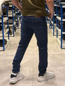 Men's Slim Fit Denim Jeans With Elastane And Lycra - Raja Azul - View 2