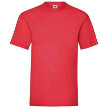Fruit Of The Loom Mens Valueweight T-Shirt - 紅色 - 查看 1