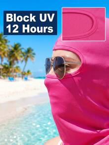 Unisex Full UV Protection Breathable Sun Protection Balaclava Face Mask, Snug Fit, Running Sports Face Mask, Daily Sports Hiking Climbing Cycling Summer Beach Vacation Essential Sun Protection Face Mask Accessory - Multicolor - View 8